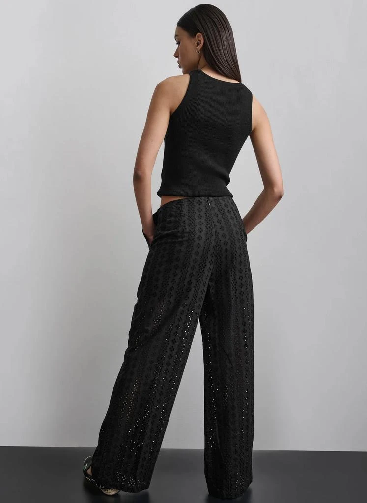 DKNY EYELET WIDE LEG TROUSER 2