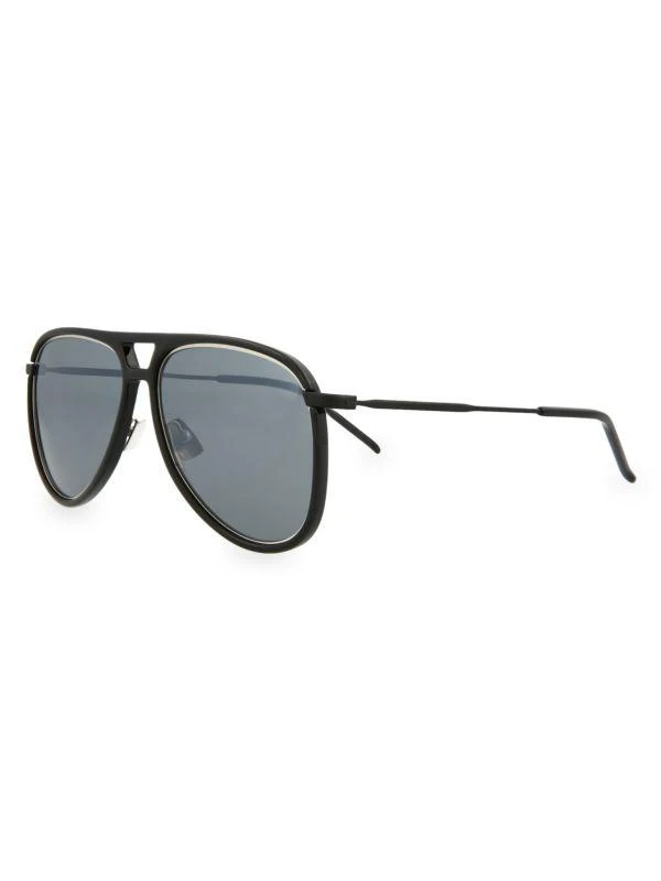 Yves Saint Laurent 56MM Aviator Sunglasses 2