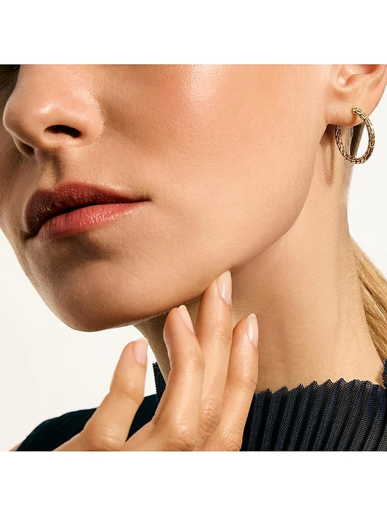 John Hardy JH Essentials 14K Yellow Gold Hoop Earrings/22MM 2