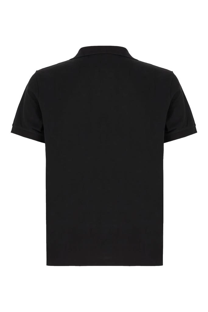 Stone Island Black Stretch Cotton Polo Shirt 2