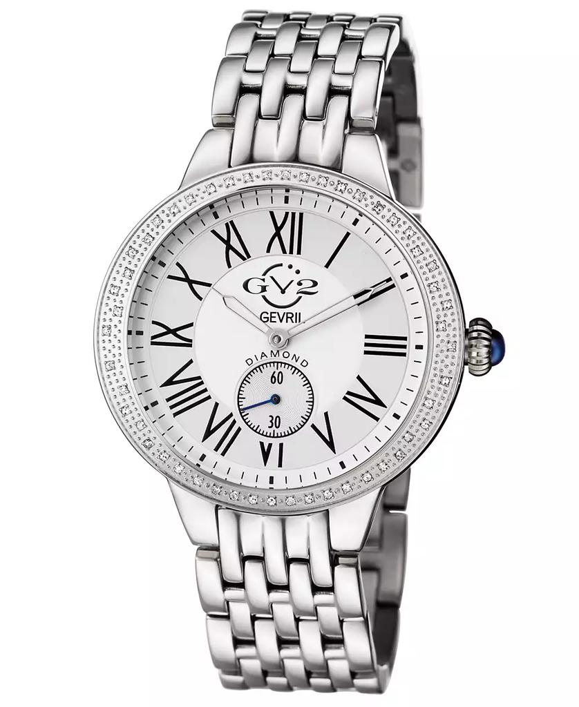 Gevril Women's Astor Silver-Tone Stainless Steel Watch 40mm