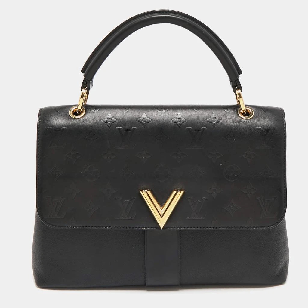 Louis Vuitton Louis Vuitton Black Monogram Leather Very One Handle Bag 1