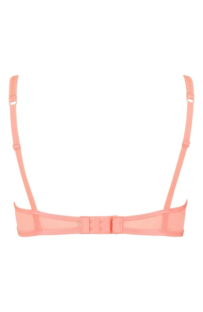 Love, Vera Floral Embrodiered Underwire Demi Bra 4
