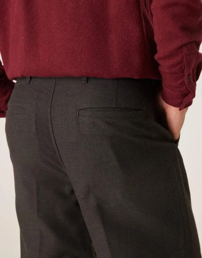 Abercrombie & Fitch Abercrombie & Fitch baggy trouser in black 4