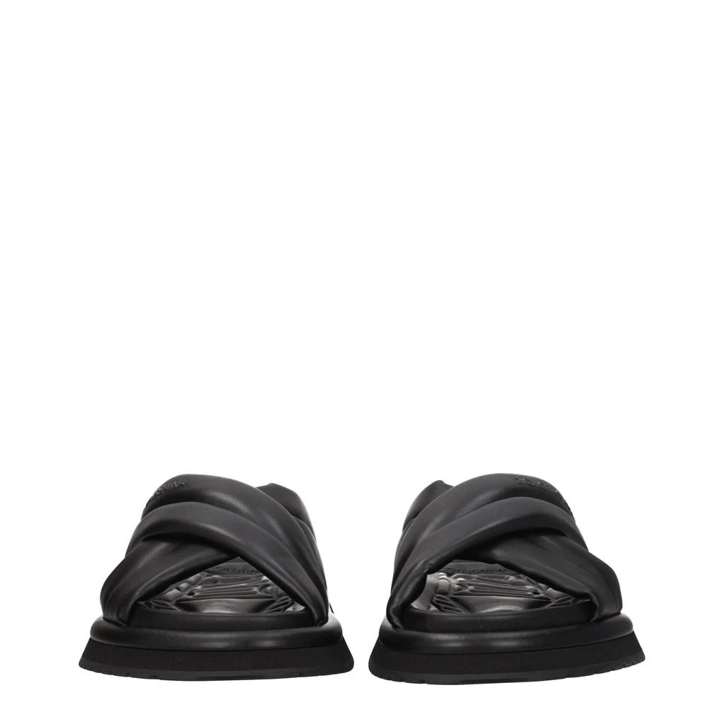 Dolce & Gabbana Dolce & Gabbana Black Leather Slipper 3
