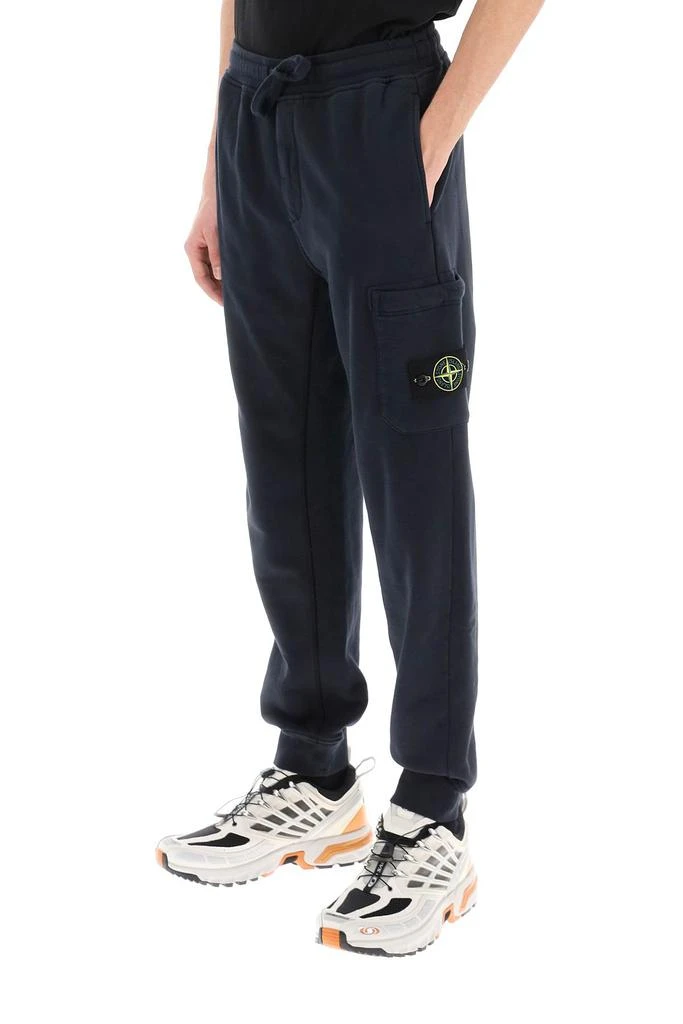 STONE ISLAND tapered sweatpants with leg pocket 4