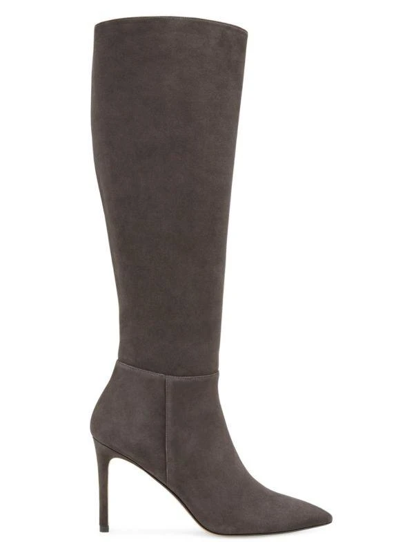 Stuart Weitzman Avenue Point Point Toe Suede Knee High Boots 1