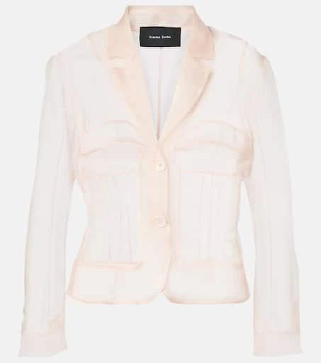 Simone Rocha Silk organza blouse 1