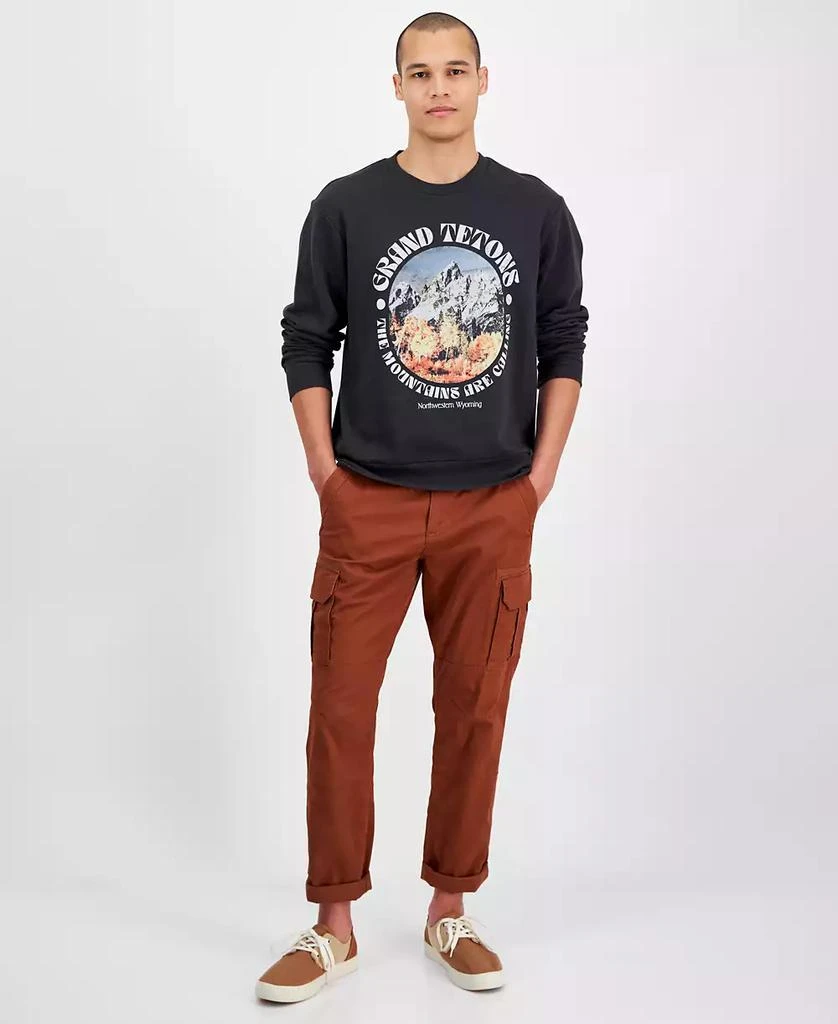 Sun + Stone Men's Grand Tetons Crewneck Sweatshirt, Exclusively at Macy's 3