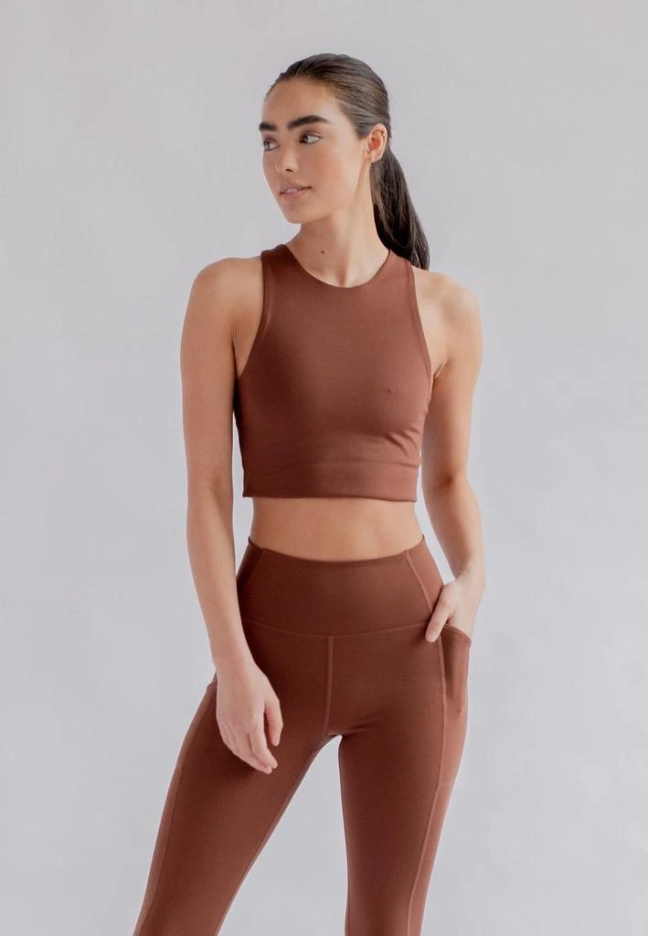 Girlfriend Collective Legging - Pocket High-Rise Legging - Terre 5