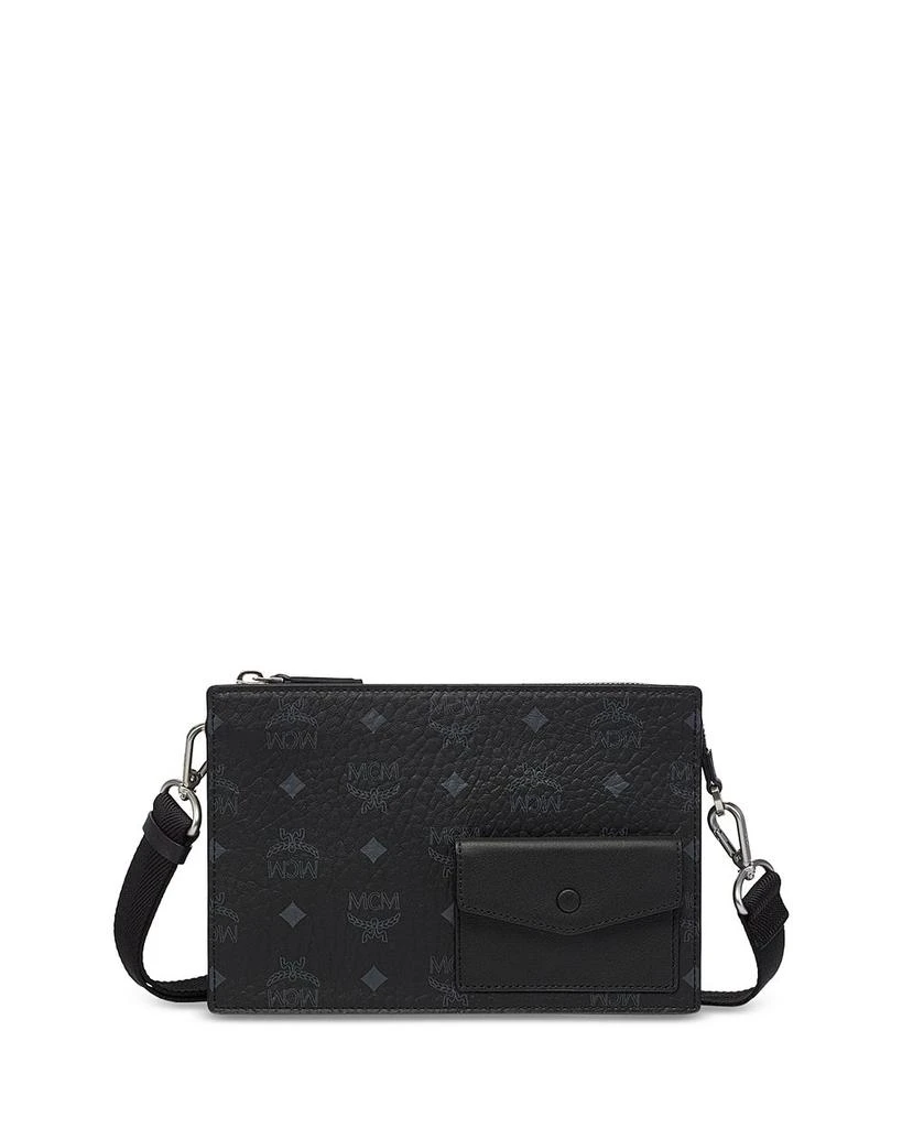 MCM Aren VI Standing Crossbody Pouch in Visetos