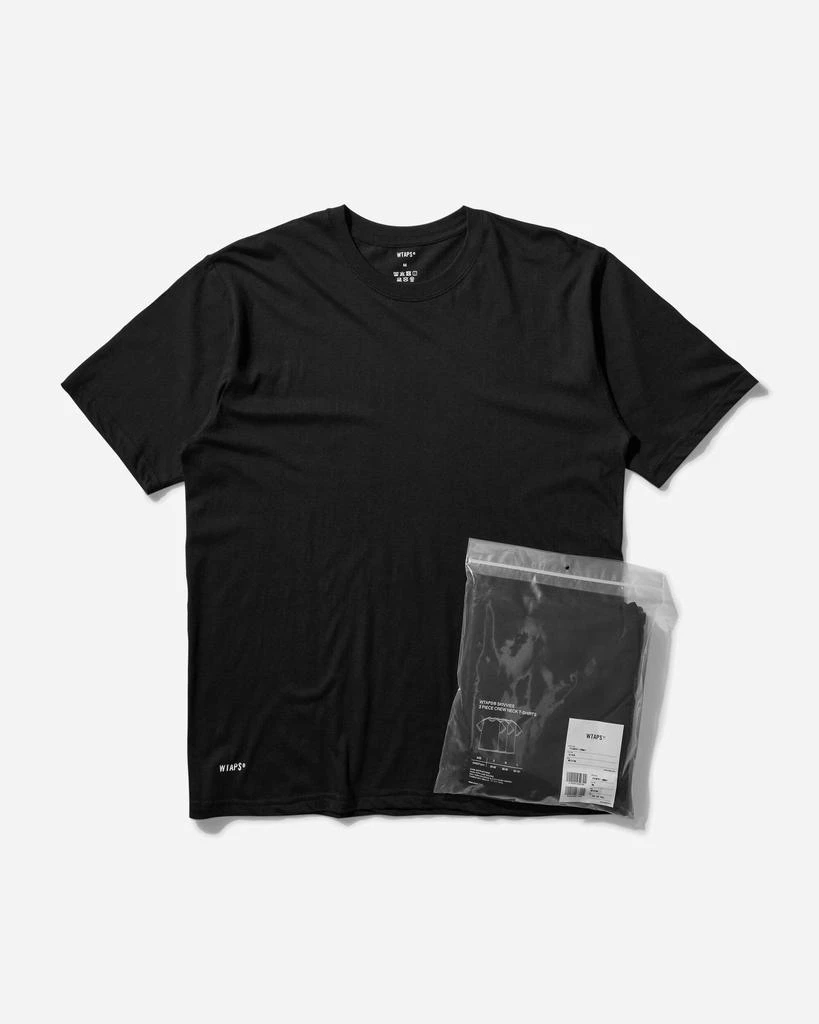 Wtaps Men's Skivvies 3-Pack T-Shirt Black 1