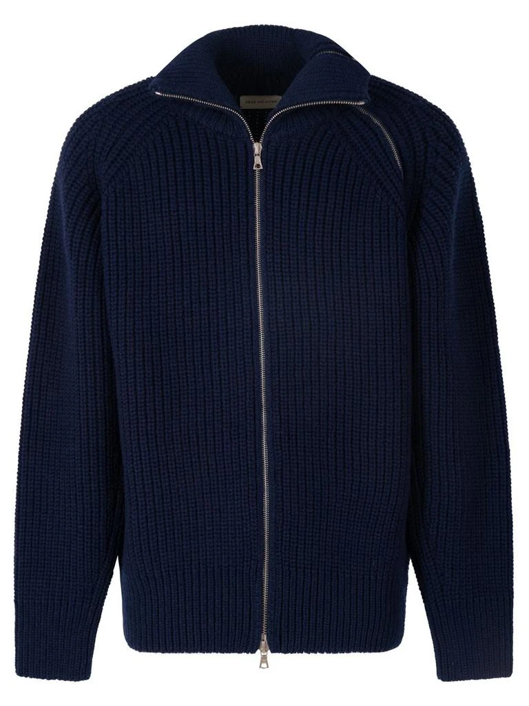 Dries Van Noten Dries Van Noten High Neck Zip-Up Jumper 1
