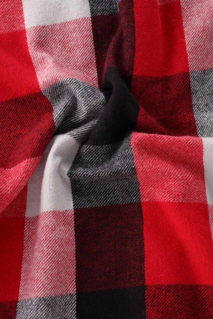 Woolrich Buffalo Check Boyfriend Flannel Shirt - Women - Red 5