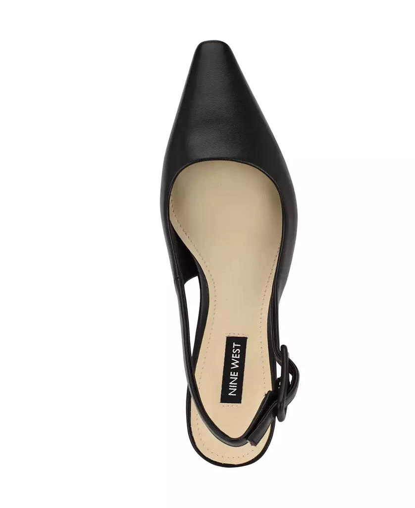 Nine West Women's Yurri Kitten Heel Dress Slingback Pumps 4