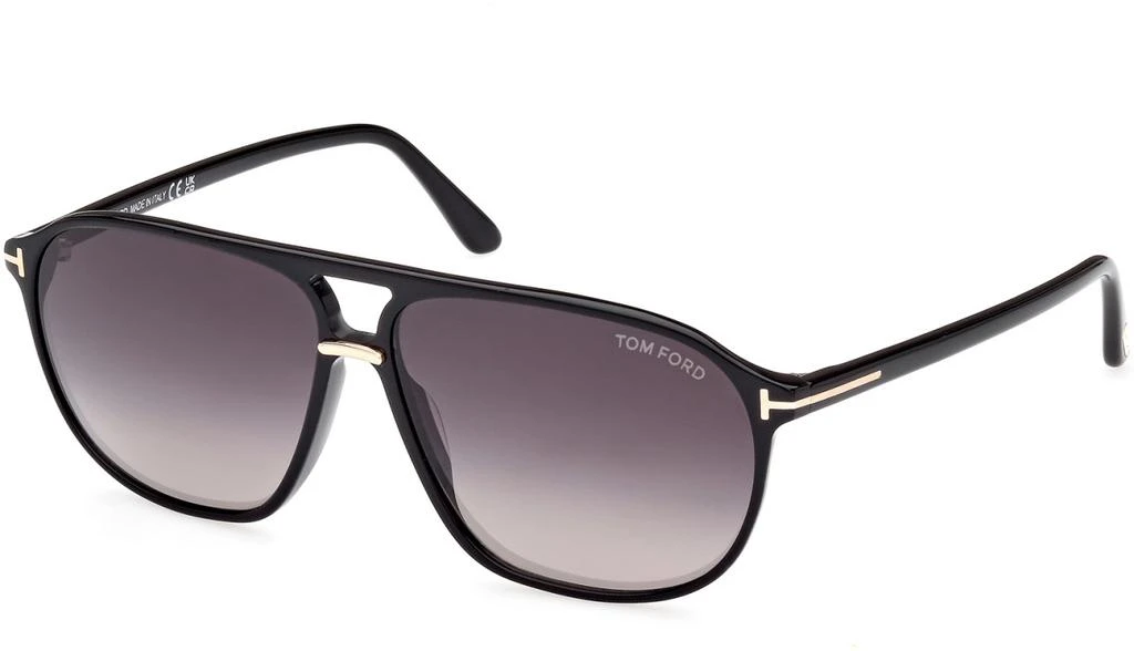Tom Ford Bruce Smoke Gradient Navigator Men's Sunglasses FT1026 01B 61 1