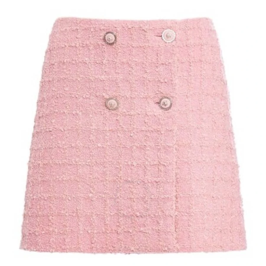Versace Tweed High-Waist Mini Skirt 1