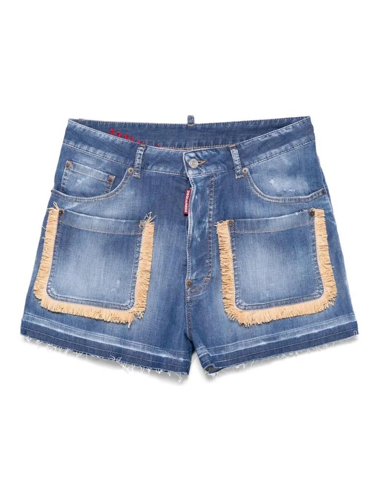 DSQUARED2 Dsquared2 `Raphia` Baggy Shorts