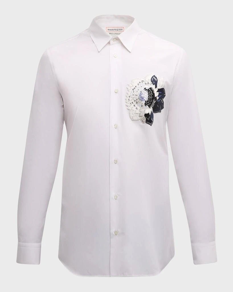 Alexander McQueen Men's Dutch Flower Dress Shirt 2