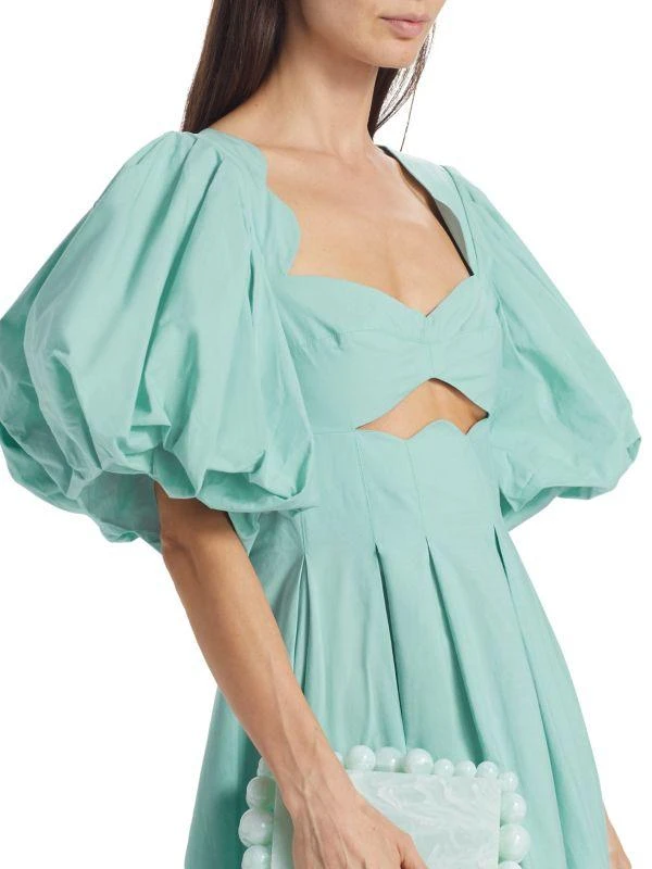 Farm Rio Cotton Cut-Out Midi-Dress 4