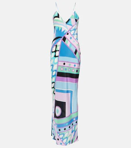 Pucci Vivara silk maxi dress 1