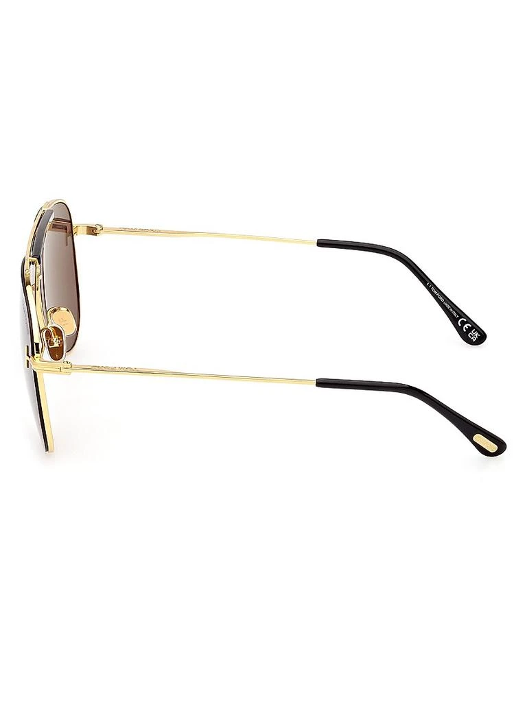 Tom Ford Brady 60MM Pilot Sunglasses 3