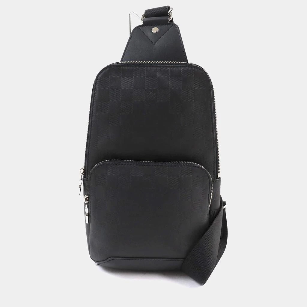 Louis Vuitton Louis Vuitton Black Canvas Avenue Sling Bag 1