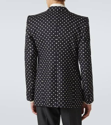 Valentino Polka-dot silk blazer 4