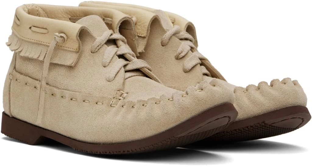 VisVim Beige Nakoda Mid-Folk Boots 4