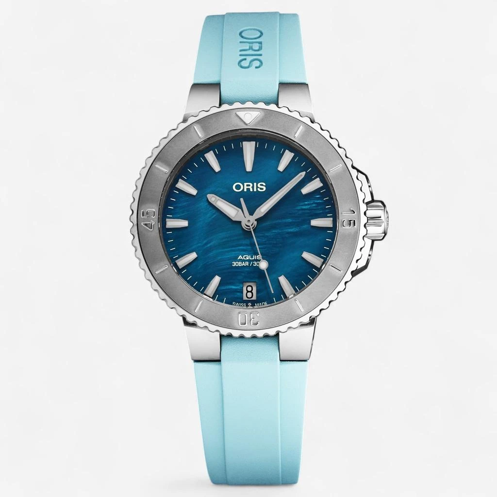 Oris Oris Aquis Stainless Steel Automatic Ladies Watch 73377704155RS 1