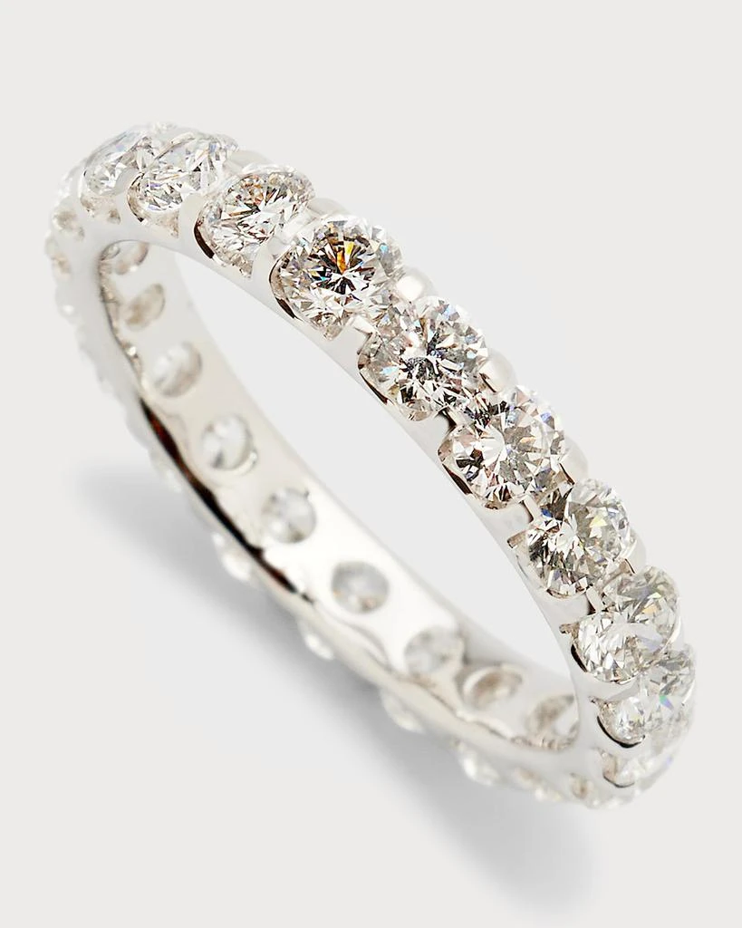 Neiman Marcus Diamonds 18K White Gold Round Diamond Eternity Band, 2.0tcw 3
