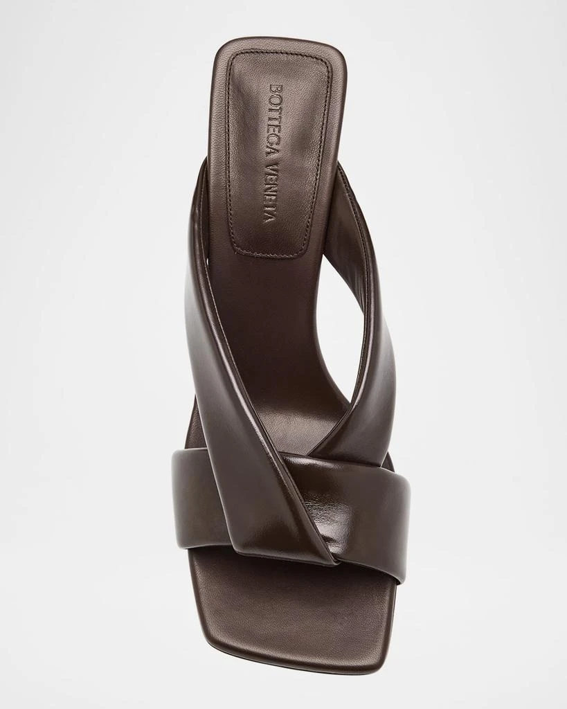 Bottega Veneta Criss Cross Padded Leather Slide Sandals 7