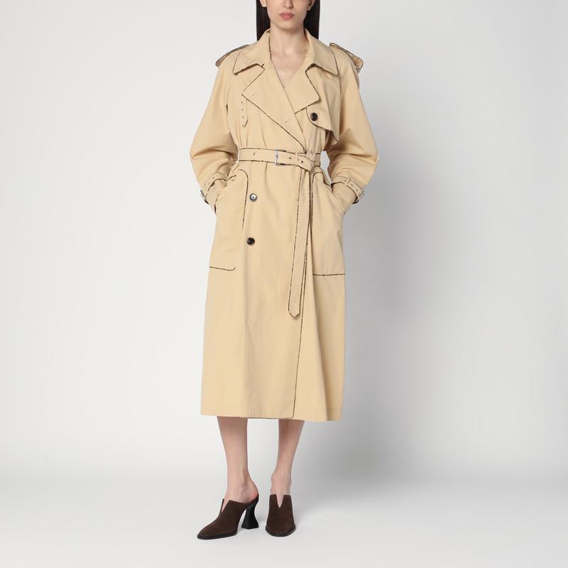 Dries Van Noten Risto Belted Short Trench Coat - Coats