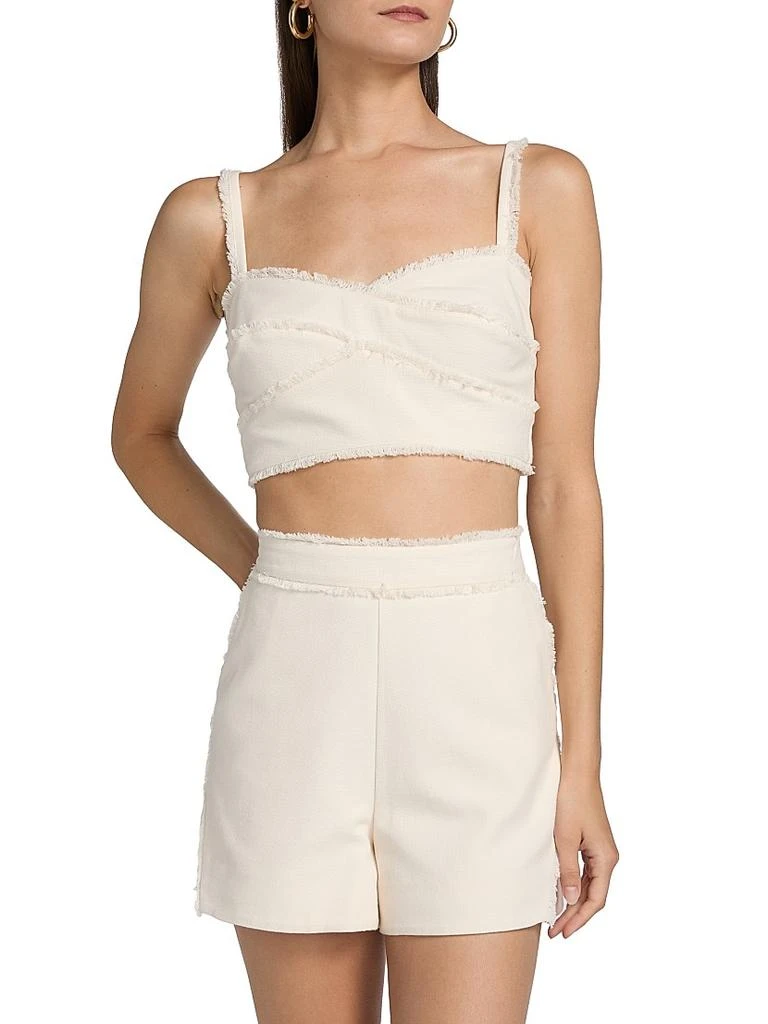 AMUR Trinity Fringe Cotton Bra Top 3