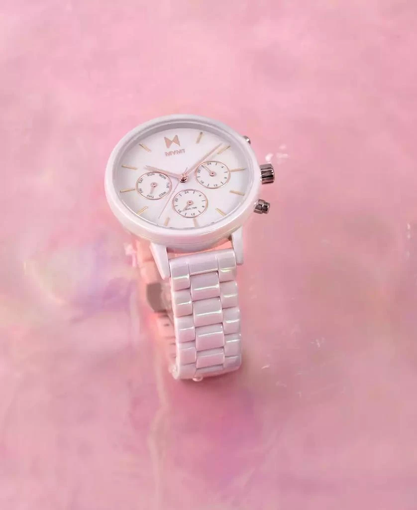 MVMT Women's Nova Ceramic Blush Ceramic Bracelet Watch 38mm 5