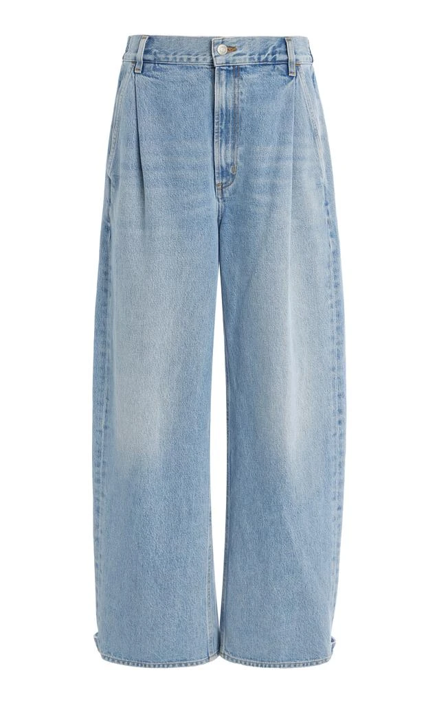 AGOLDE Agolde - Darsha Rigid Low-Rise Wide-Leg Jeans - Light Wash - 27 - Moda Operandi 1
