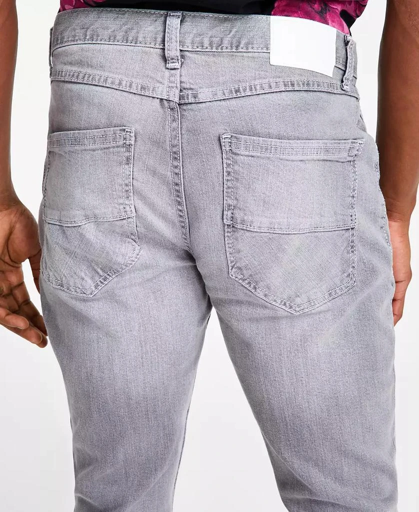 INC International Men's Grey Skinny Jeans, Created for Macy's 7