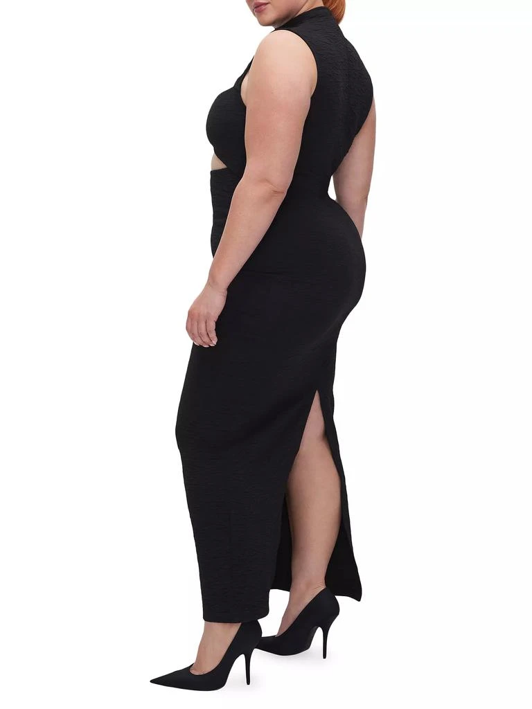 Good American Wide Scrunchie Cut-Out Maxi Dress 6