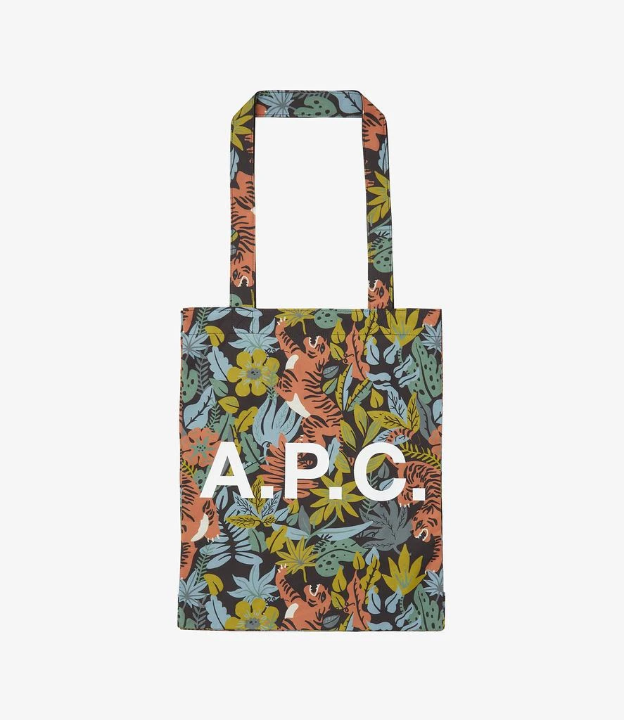 A.P.C. Lou Reversible Jungle tote bag 1