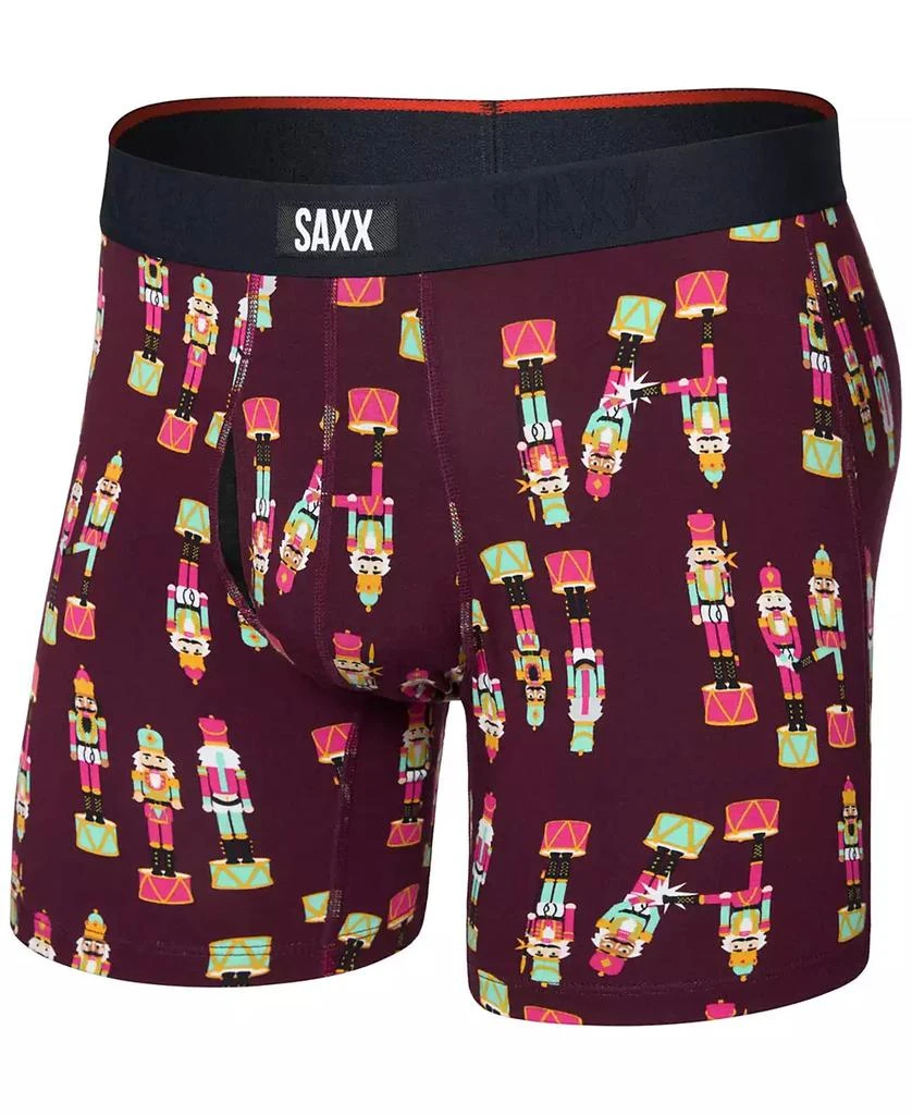 SAXX Men
s Vibe Xtra Slim-Fit Printed Boxer Briefs 1