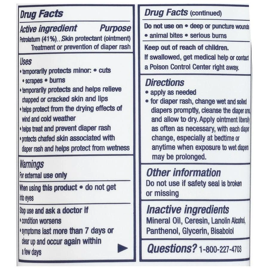 Aquaphor Advanced Therapy Healing Ointment Fragrance Free 4