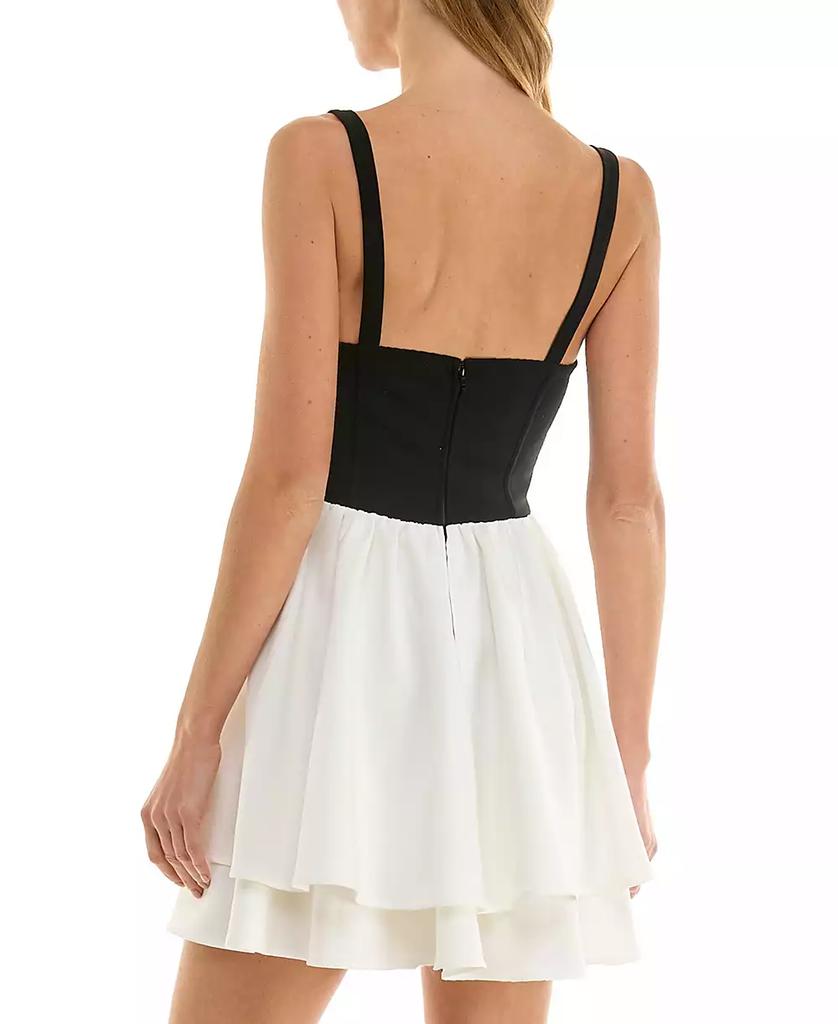 SENI & CADE Juniors' Corset Fit & Flare Dress