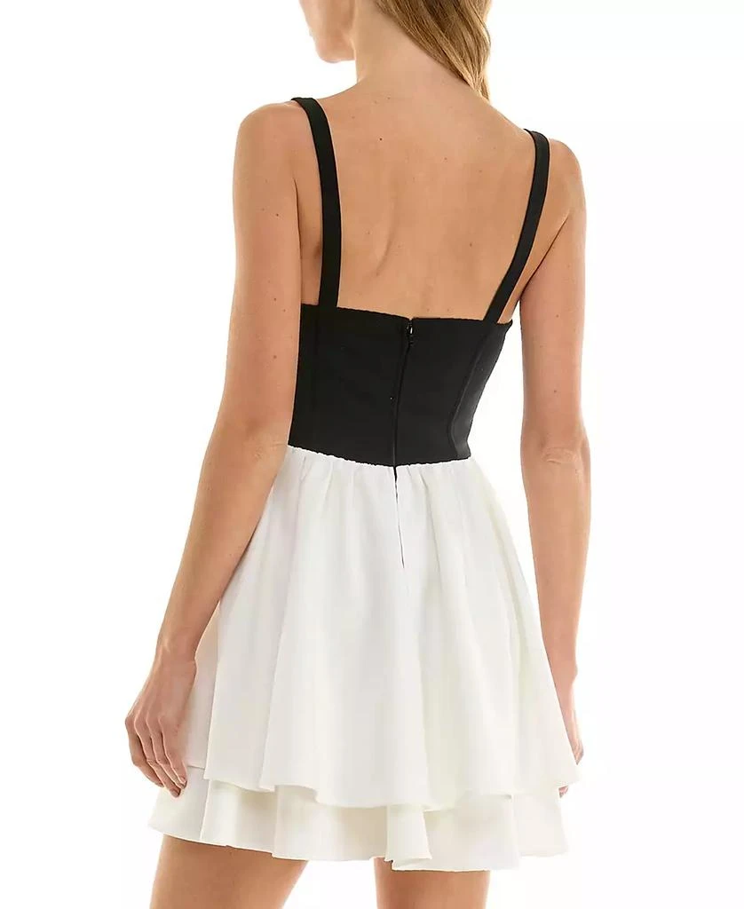 SENI & CADE Juniors' Corset Fit & Flare Dress 2