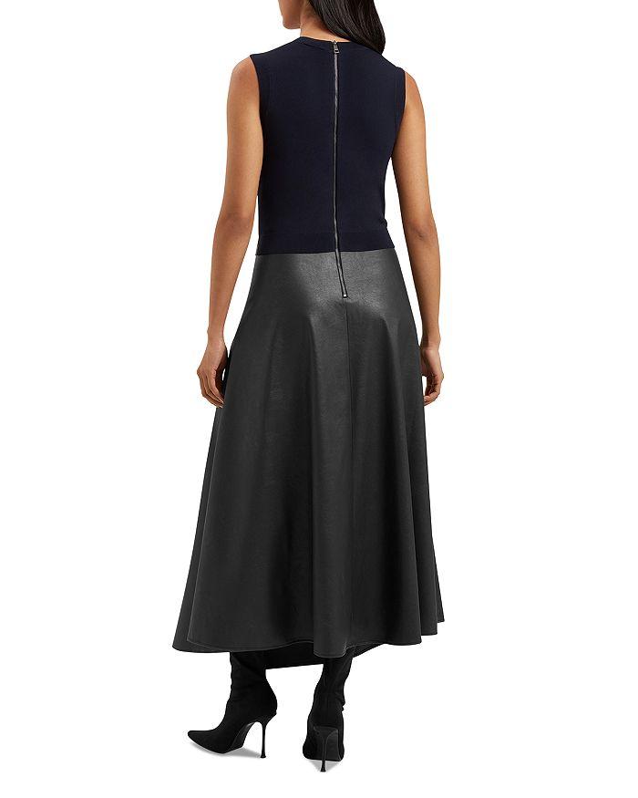 ストレートスカート【TED BAKER】 Ted Baker London V-Neck Sleeveless Pleated A-Line Maxi Dress