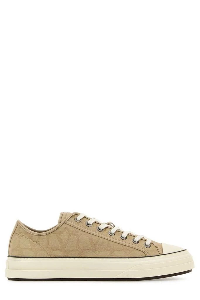 Valentino Valentino Toile Iconographe Lace-Up Sneakers 1