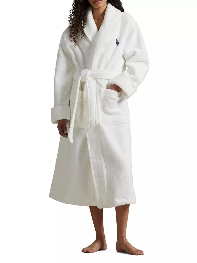 Ralph Lauren Beret Bear Cotton Bath Robe 3