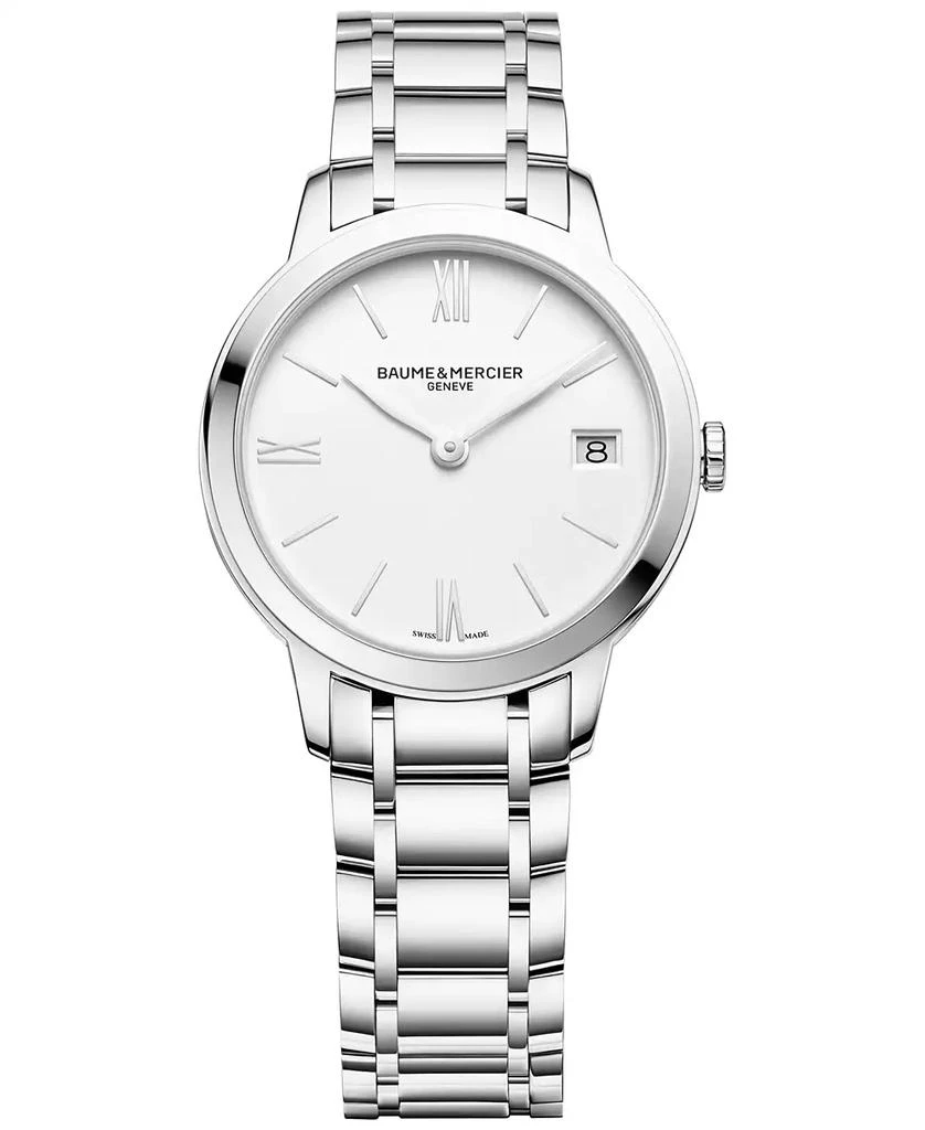 Baume & Mercier Women's Swiss Classima Stainless Steel Bracelet Watch 31mm M0A10335 1