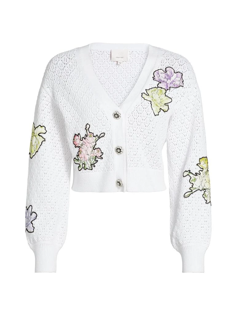 Cinq à Sept Opal Embroidered Cardigan 6
