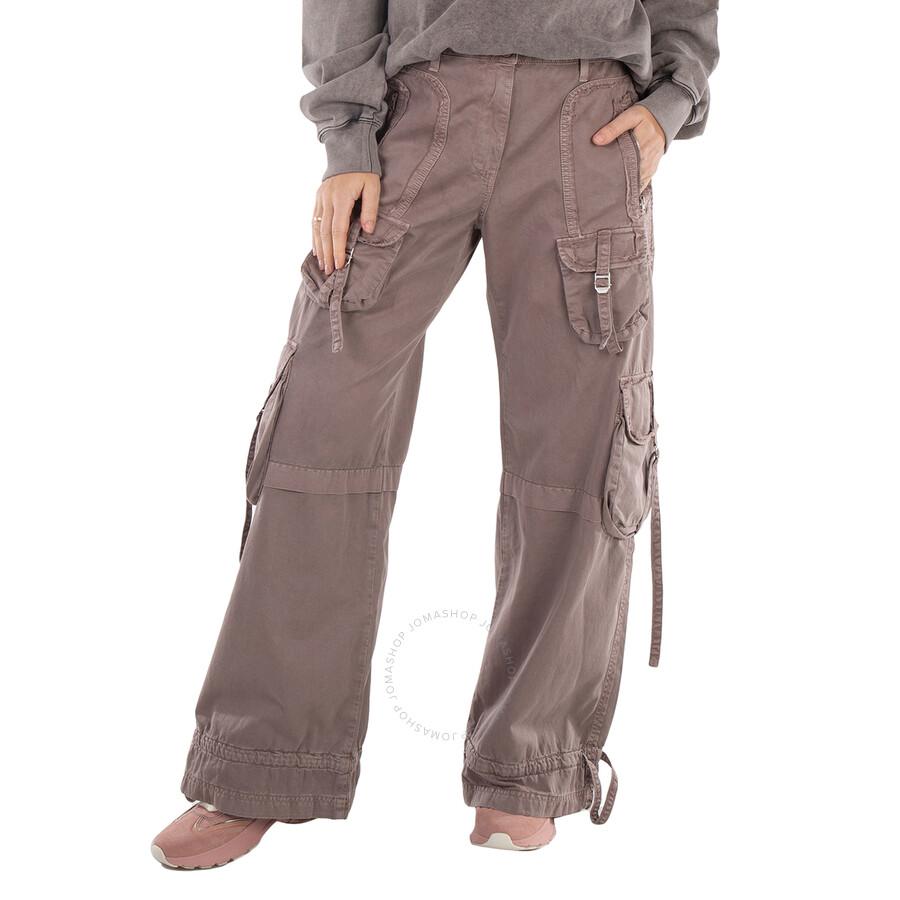 Acne Studios Mauve Pink Cotton Cargo Trousers