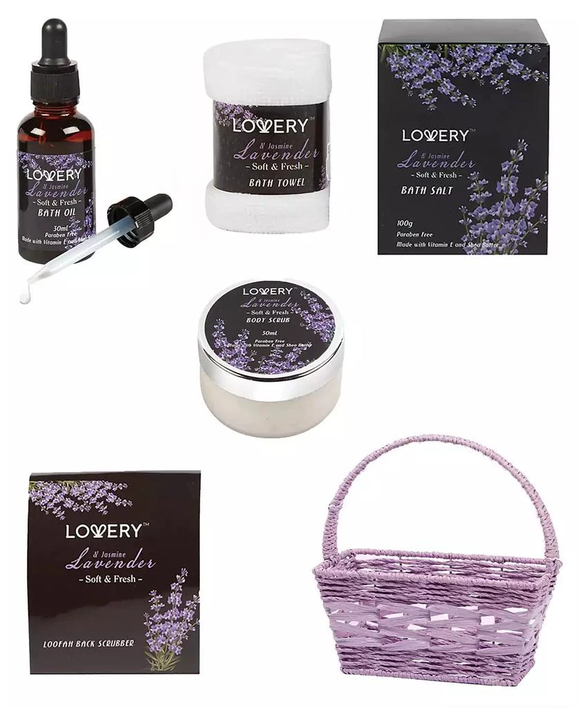 Lovery Lavender and Jasmine Body Care 10 Piece Gift Set 2